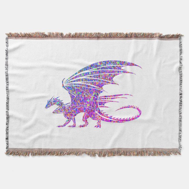 Couverture Dragon Violet Mosaïque Incroyable (Devant)
