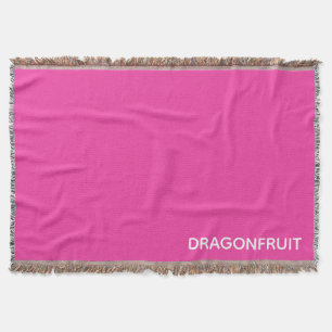 Couverture Dragonfruit pink color