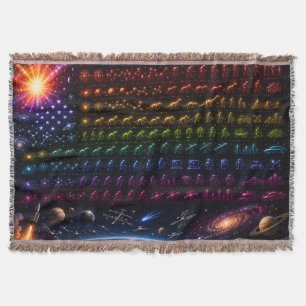Couverture Drapeau américain de l'évolution cosmique   Big Ba