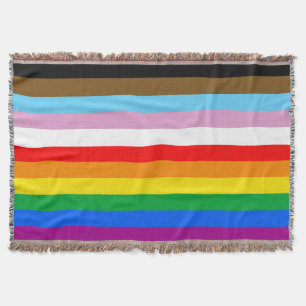 Couverture Drapeau arc-en-ciel de la fierté LGBTQ+ INCLUSIF