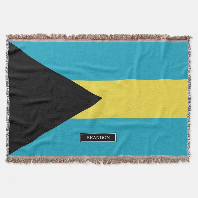 Couverture Drapeau bahamien classique (Devant)