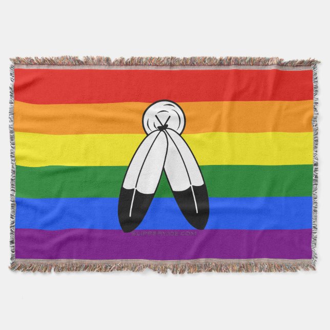 Couverture Drapeau de fierté bispirituel de SlipperyJoe's sym (Devant)