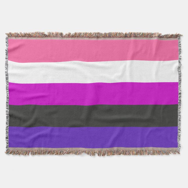 Couverture Drapeau de fierté genderfluid (Devant)