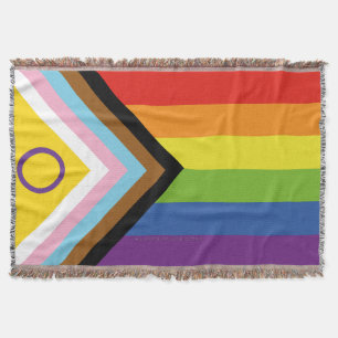 Couverture Drapeau de fierté intersexe de SlipperyJoe's fond