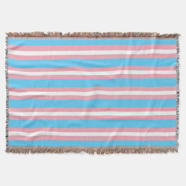 Couverture Drapeau de fierté trans (Devant)