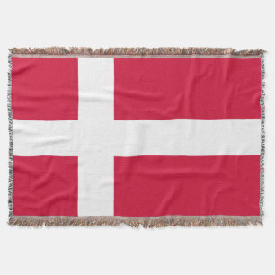 Couverture Drapeau du Danemark ou du tissu danois