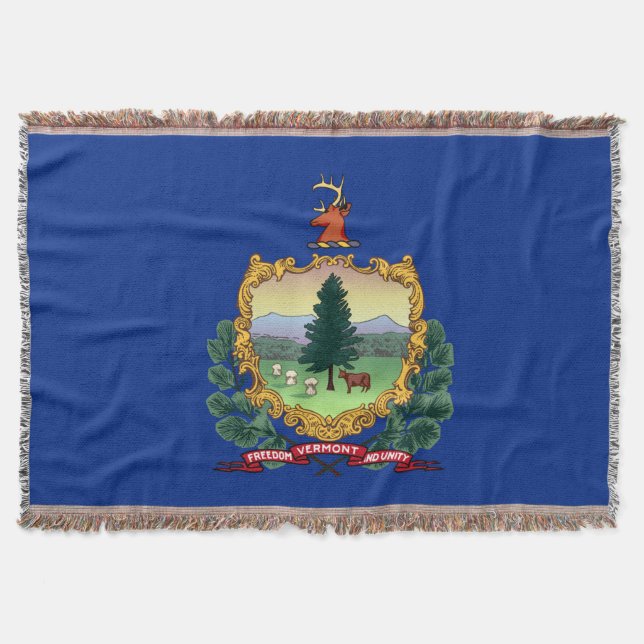Couverture Drapeau du Vermont Imprimer Patriotique (Devant)