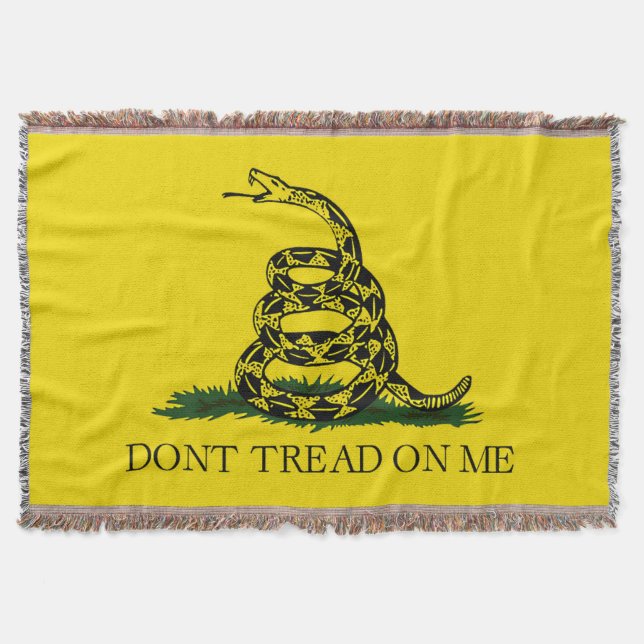 Couverture Drapeau Gadsden Ne Marche Pas Sur Moi (Devant)