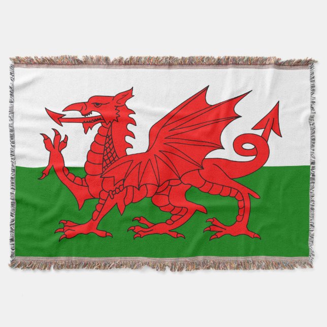 Couverture Drapeau gallois dragon rouge gallois (Devant)