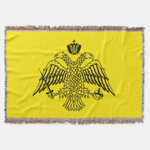 Couverture Drapeau grec le mont Athos d'église orthodoxe