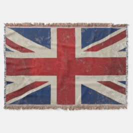 Couverture Drapeau Union Jack du Royaume-Uni vintage