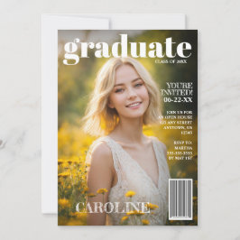 Couverture du magazine Photo Graduation Invitation