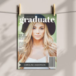 Couverture du magazine Photo Graduation Invitation