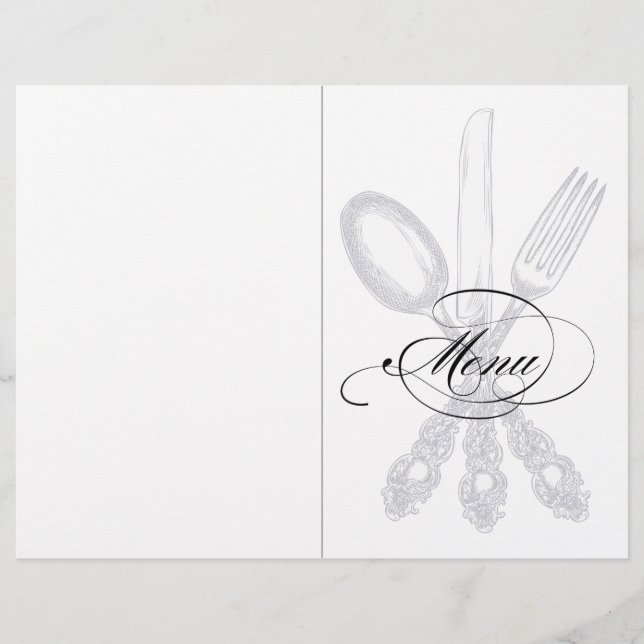 Couverture du menu (Devant)