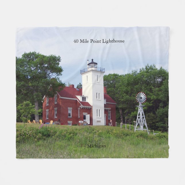 Couverture du phare de 40 Mile Point (Devant (Horizontal))