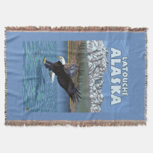 Couverture Eagle chauve plongeant - Latouche, Alaska