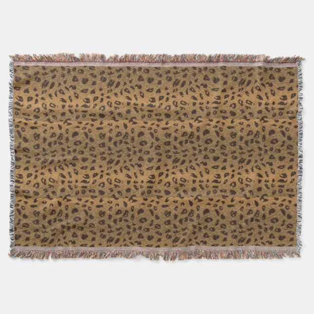 Couverture Effet Leopard doux pour les amateurs de Big Cat (Devant)