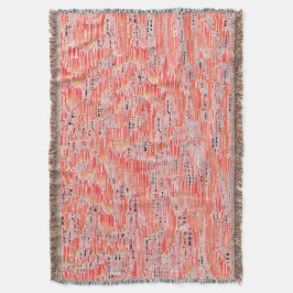 Couverture Effet mosaïque saumon étroit et pêche