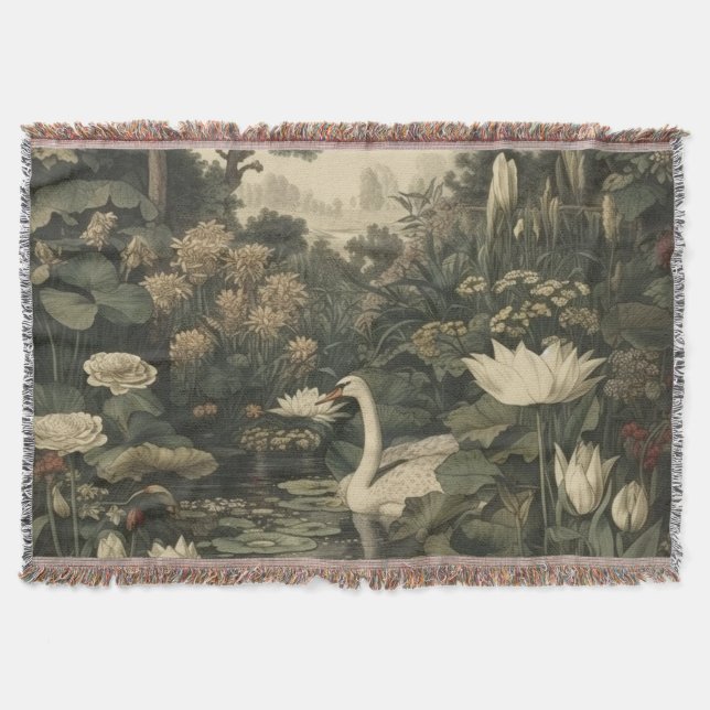 Couverture Élégance botanique - Le cygne dans la forêt (Devant)
