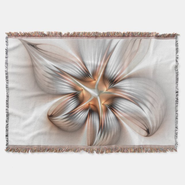 Couverture Élégance florale Art Abstrait fractal moderne (Devant)
