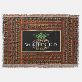 Couverture Élégant ananas Customisé