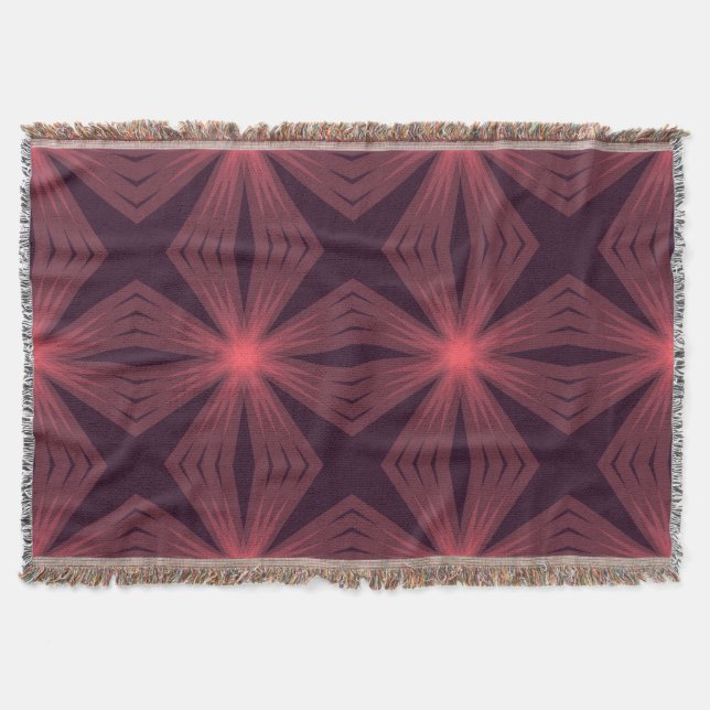 Couverture Élégant style rétro classique art floral géométriq (Devant)