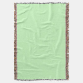 Couverture Élégant vert pastel Minimaliste et chic Blanket