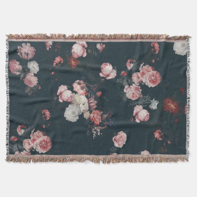 Couverture Elégante Roses Florales Roses Roses Roses Rose (Devant)