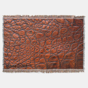 Couverture en cuir brun clair de jet