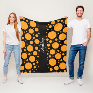 Couverture en laine polaire personnalisée Cercles