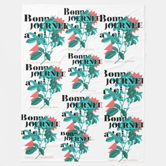 Couverture en laine polaire & sherpa (Devant)