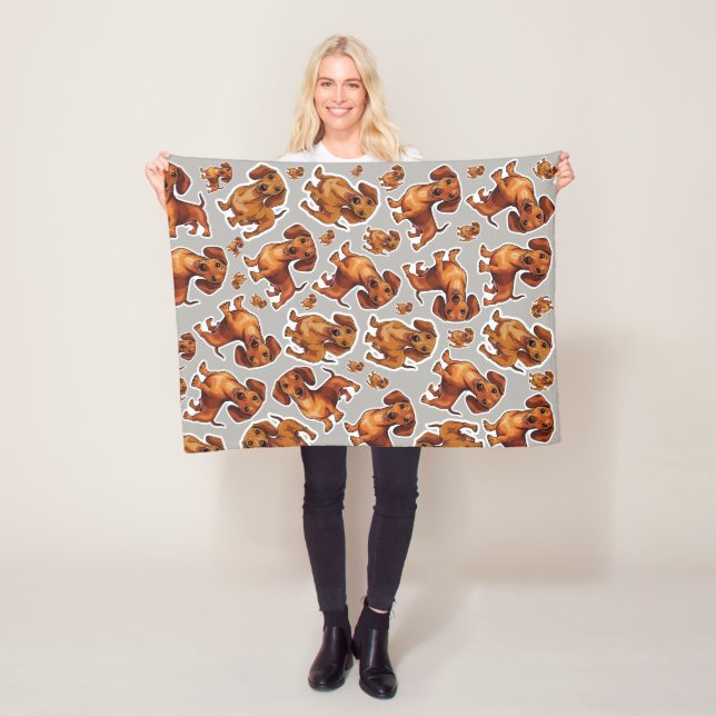 Couverture en polaire (En situation)