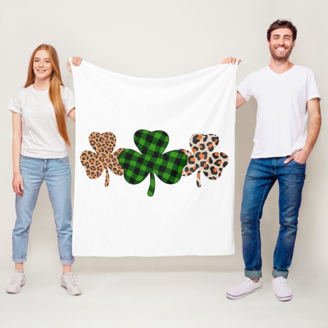 Couverture en polaire (En situation)