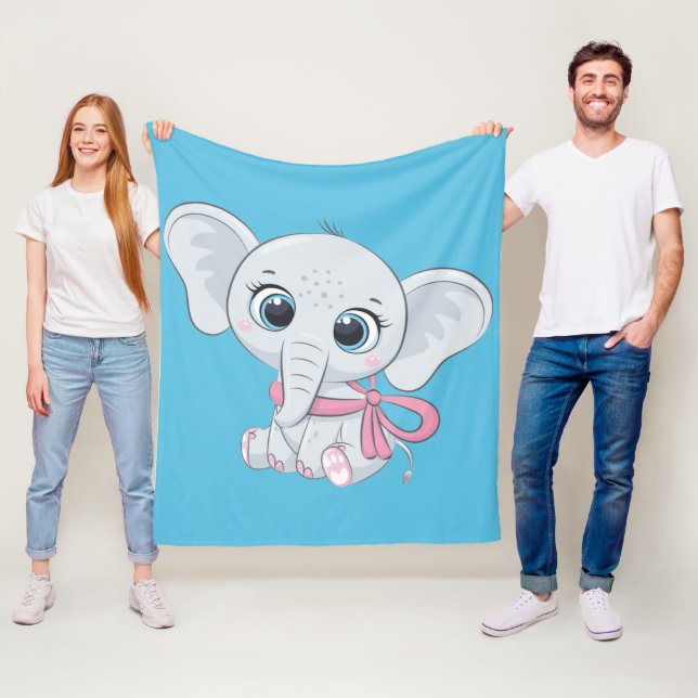 Couverture en polaire, 50 po x 60 po (En situation)