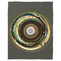 Couverture en polaire ABSTRAITE 3D