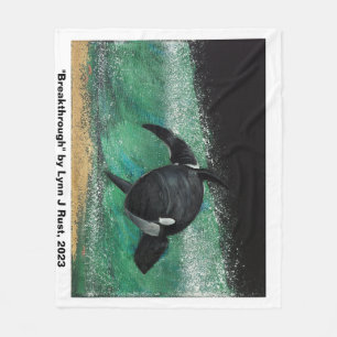 Couverture en polaire art "révolutionnaire"