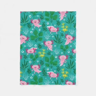 Couverture en polaire Axolotl