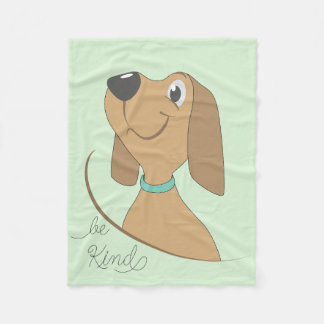 Couverture en polaire chien-Be