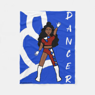 Couverture en polaire Dancer Berry & Blue