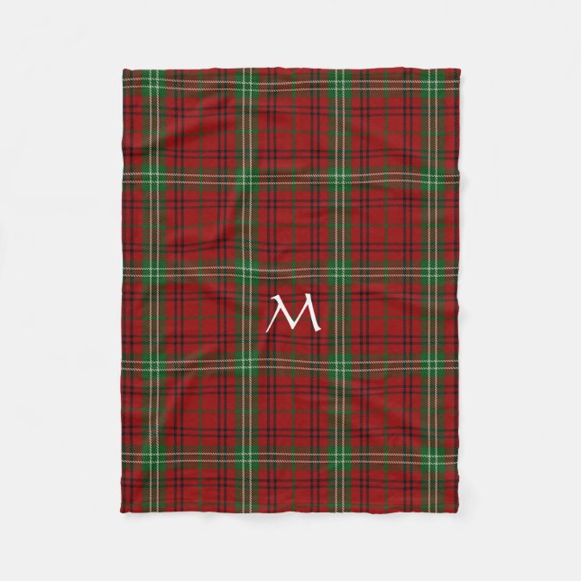 Couverture en polaire de Morrison Clan Tartan (Devant)