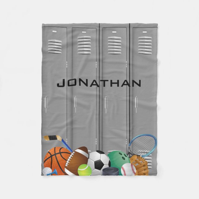 Couverture en polaire Design Locker Sports (Devant)