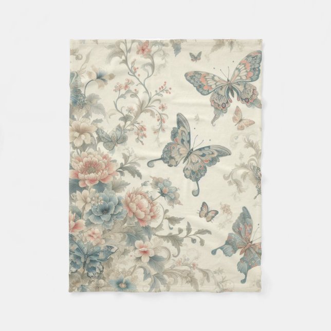 Couverture en polaire du jardin secret (Devant)