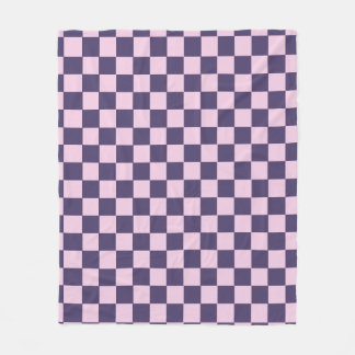 Couverture en polaire en carton rose et violet