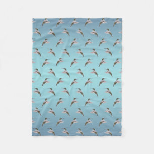 Couverture en polaire frénésie de colibri (Mélange