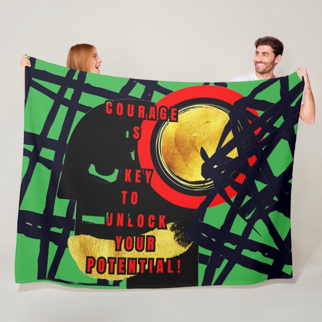 Couverture en polaire GRANDS MOVES (En situation)