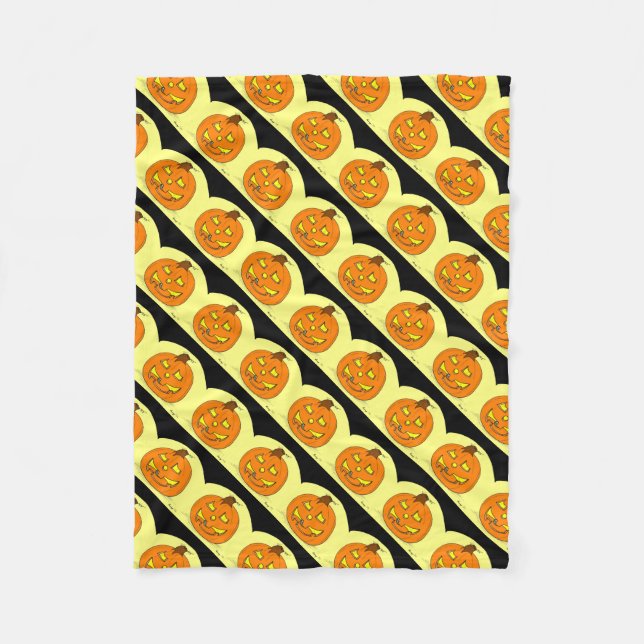Couverture en polaire Jack o' Lantern (Devant)