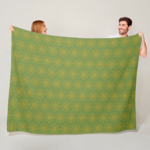 Couverture en polaire Mandala Avocado Retro (3 dim