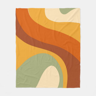 Couverture en polaire moderne du milieu du siècle
