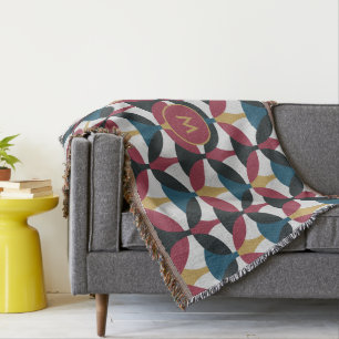 Couverture en polaire Motif avec monogramme