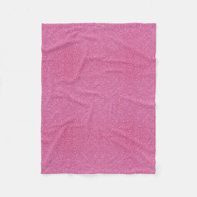 Couverture en polaire Parties scintillant rose (Devant)